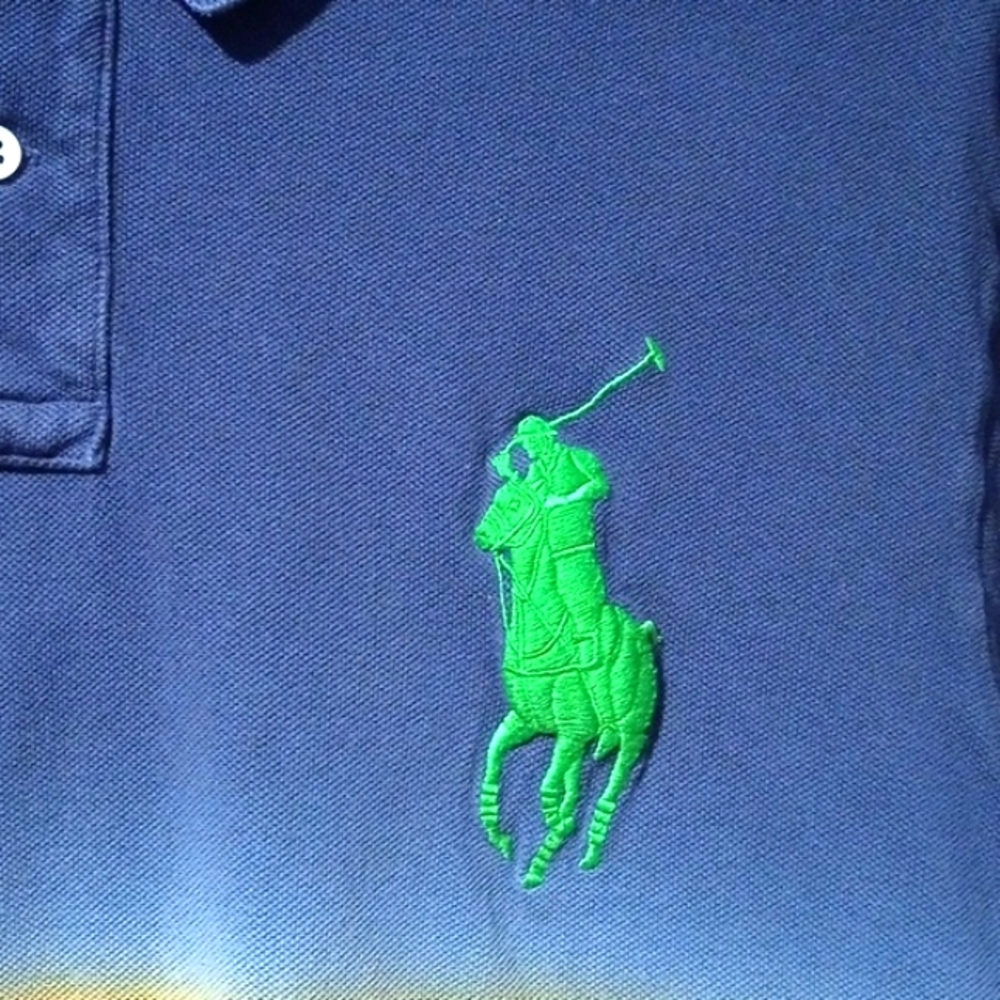 Polo By Ralph Lauren, Big Pony Men's,Large, Tie-dye, Short Sleeve, Gently Used - Picture 2 of 8